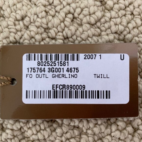 100% Authentic Gucci Silk Scarf with Gold Rope Design on Turquoise Background - Picture 5 of 5